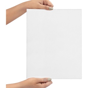 Set 7 panze pentru pictura Kurtzy, 23 x 30 cm, din bumbac, 3 mm grosime, pentru vopsele acrilice si uleioase, Alb - Img 4
