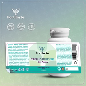Supliment alimentar TRIBULUS TERRESTRIS Xcite Potency, Fortiforte, 60 capsule - Img 5