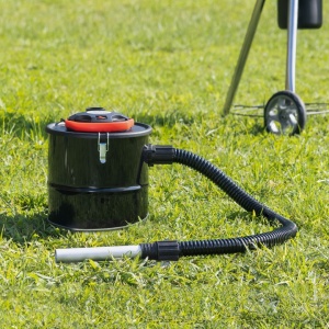 Aspirator pentru cenusa Navaris, 10 L, metal, compact, negru, 26x26x27 cm - Img 4