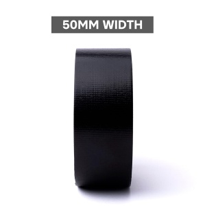 Banda adeziva reparatii MAXKO, din plastic/textil, 50m x 50mm, aderenta mare, rezistenta la intemperii, pentru interior/exterior, Negru - Img 6