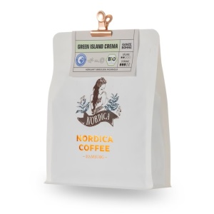 Cafea boabe Nordica Coffee, BIO, GREEN ISLAND CREMA, 80% Arabica, 20% Robusta - Img 2