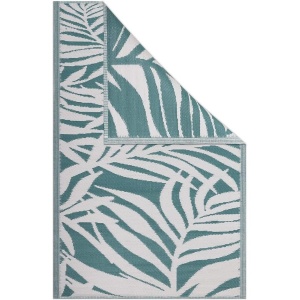 Covor pentru exterior JEMIDI, 120x180cm, polipropilena, rezistent la intemperii, usor de curatat, pentru balcon/terasa, Verde inchis