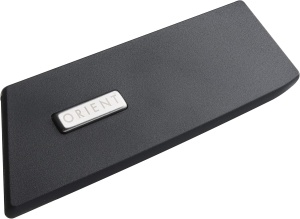 Cutit Nakiri de bucatarie, Orient, Carbon Series, din otel inoxidabil german X50 Ultra+, negru - Img 3