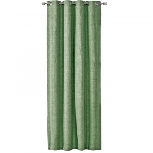 Draperie Elfie Opac cu inele Jemidi, 140 x 245 cm, Verde, Poliester, 55279.79.01