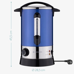 Fierbator, boiler profesional cafea, vin fiert, ceai, Navaris, 6.8L, 950W - Img 2