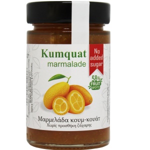Marmelada Physis of Crete, fara zahar, din Kumquat, 250 gr - Img 2