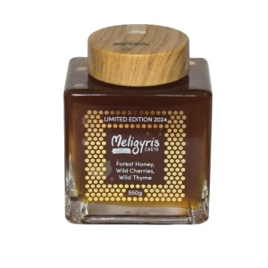 Miere de padure, cirese salbatice, cimbru salbatic, Editie limitata 2024 550g, Meligyris, 100% natural