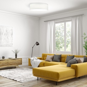 Plafoniera LED Navaris, 22W, cu telecomanda, temperatura si intensitate reglabile, diametru 32 cm, Alb - Img 3