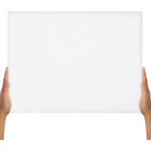 Set 7 panze pentru pictura Kurtzy, 45 x 60 cm, din bumbac, 3 mm grosime, pentru vopsele acrilice si uleioase, Alb - Img 6