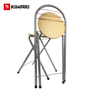 Set Masa cu 2 scaune Kiwari® Dion, 120×40×78 cm, 37x47x78 cm, MDF/Metal, Design Modern, 120×40×78 cm, Culoare Fag/Negru - Img 10