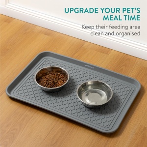 Tava pentru incaltaminte Navaris, set 3, 60 x 40 x 2.8 cm, din plastic, utilizare interior/exterior, Gri - Img 4