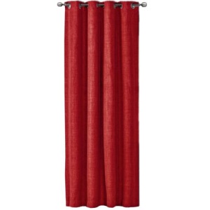 Draperie Elfie Opac cu inele Jemidi, 140 x 245 cm, Rosu, Poliester, 55279.09.01