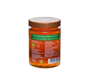 Miere de padure organica Meligyris, Cimbru salbatic, 450 gr, 100% natural - Img 2