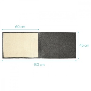 Protectie impotriva zgarieturilor pentru Pisici, 60x45 cm, Sisal, Gri, 45105.19.02 - Img 4