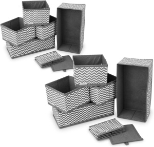 Set 12 cutii de depozitare Navaris diverse marimi, 49052.10