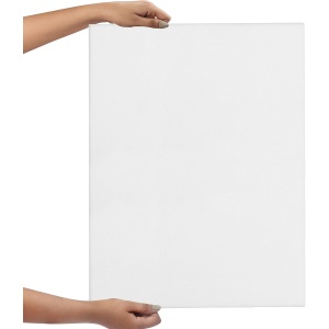Set 12 panze pentru pictura Kurtzy, 20 x 25 cm, din bumbac, 3 mm grosime, pentru vopsele acrilice si uleioase, Alb - Img 4
