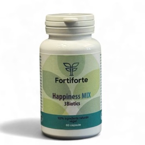Supliment alimentar Happiness MIX 3Biotics, Fortiforte, 60 capsule