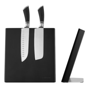 Suport cutite magnetic Navaris din lemn de cauciuc, 27,7x27,5x12 cm, 47366.03 - Img 5