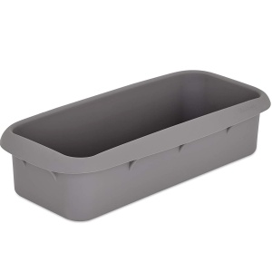 Tava siliconica, Gourmeo, 1 kg, 30x7.5x11.6 cm, Gri