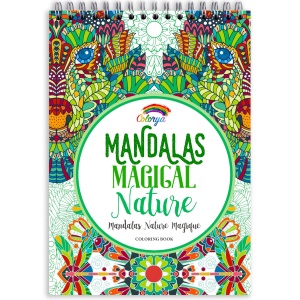 Carte de colorat, Colorya, A4, Mandala, Anti-stress, 30 de Pagini