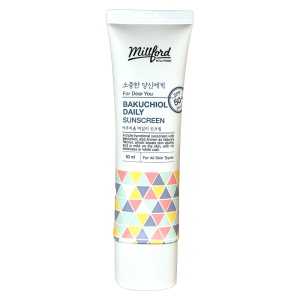 Crema de zi cu protectie solara, Millford Bakuchiol Daily Sunscreen, 50 ml