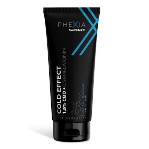 Crema Recovery, Phexia, pentru dureri musculare, cu CBD, Melatonina si mentol, 75 ml