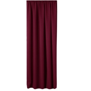 Draperie cu rejansa Jemidi, 140 x 245 cm, Bordo, Poliester, 55276.13.01 - Img 2