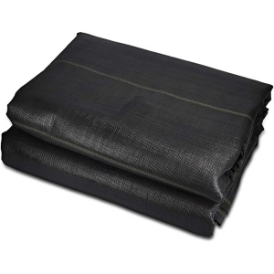 Folie agrotextila Navaris, antiburuieni, polipropilena, permeabila, rezistenta la UV, 100 g/m², 2 x 25 m, 50 m², Negru - Img 7