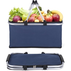 Gigant termic pliabil pentru picnic, capacitate 30L, albastru