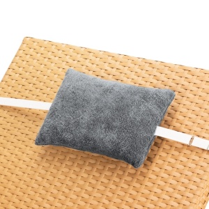 Perna pentru sezlong Jemidi, 30 x 20 cm, Gri, Poliester / Bumbac, 55157.73 - Img 2