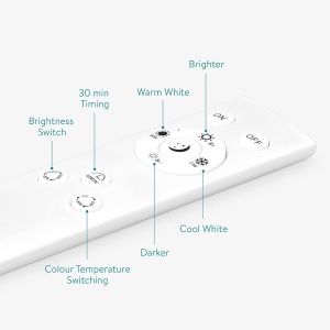 Plafoniera LED Navaris, 22W, cu telecomanda, temperatura si intensitate reglabile, diametru 40 cm, Gri inchis - Img 4