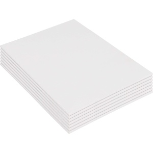 Set 12 panze pentru pictura Kurtzy, 20 x 25 cm, din bumbac, 3 mm grosime, pentru vopsele acrilice si uleioase, Alb - Img 5