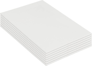 Set 14 panze pentru pictura Kurtzy, 20x30 cm, din bumbac, 3 mm grosime, pentru vopsele acrilice si uleioase, Alb - Img 5