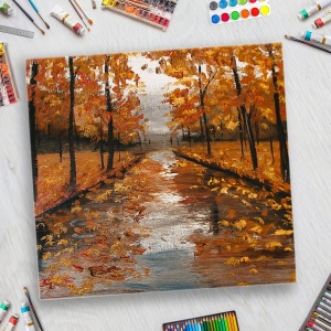 Set 3 panze pentru pictura Kurtzy, 60x60cm, alb, 3mm grosime - Img 4