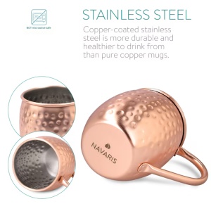 Set 4 Cani Moscow Mule Navaris, 500ml, cupru, 46859.01 - Img 8