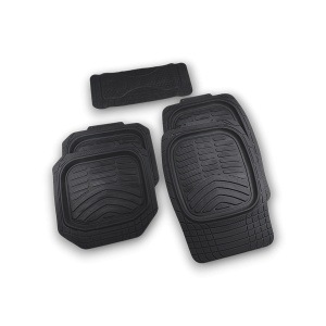 Set 5 Covorase Auto Kiwari Rugged, Universale, PVC, Negru