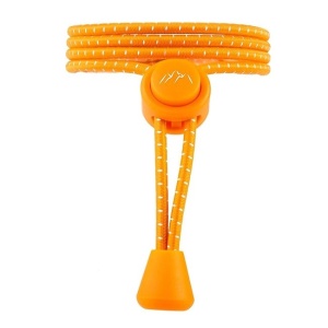 Set 5 sireturi elastice sport EVEREST FITNESS, fara legare, reglabile, universale 118 cm, din nylon, pentru adulti si copii, Portocaliu