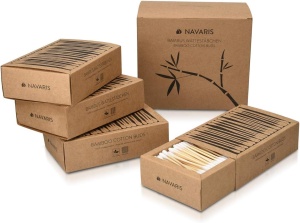 Set Betisoare de urechi din bumbac si bambus, reciclabile, biodegradabile, ecologice, 800 buc - Img 4