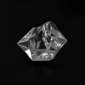 Set pietre decorative acrilice Belle Vous tip diamante/ cuburi gheata, transparente, 500 buc, 22 mm, pentru decor si evenimente - Img 5