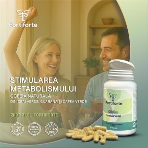 Supliment alimentar pentru slabit GOslim Formula Slabit, Fortiforte, 30 capsule - Img 3
