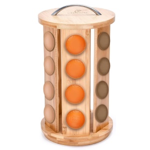 Suport capsule Dolce Gusto, Liebspecht, Lemn, Pentru 24 capsule, maro