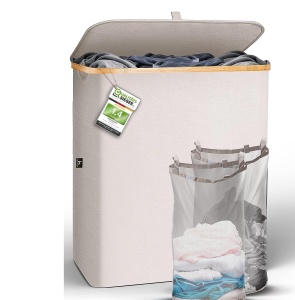 Cos pentru rufe Hennez, Premium, 2 compartimente, 140 l - Img 9