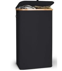 Cos pentru rufe Hennez, Premium, negru, 100 l