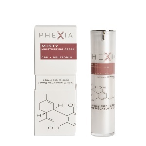 Crema hidratanta si reparatoare Misty, Phexia, cu CBD si Melatonina, 50 ml
