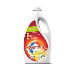 Detergent de rufe lichid Gama, Citrus, concentrat, 3in1, 3 l, 66 spalari