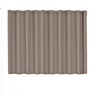 Draperie opaca cu inele Jemidi, 300 x 245 cm, Maro, Poliester, 55275.24.02