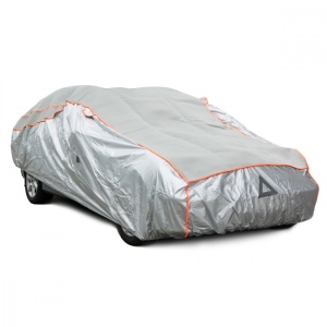 Husa auto Navaris XL 570 x 203 x 119 cm, 3 straturi, impermeabila, anti-grindina, husa depozitare, 48112.4