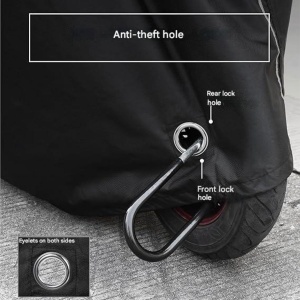 Husa impermeabila de bicicleta TeamObsidian, pentru 1-3 biciclete, material rezistent, protectie UV, Negru - Img 7
