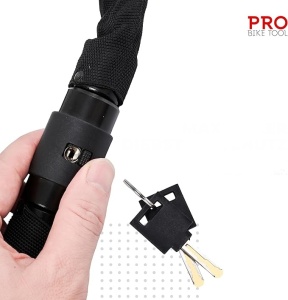 Lacat Antifurt pentru Bicicleta, Trotineta Electrica, Scuter, Casca Moto sau Bicicleta, Gratar, usor de utilizat - Img 2
