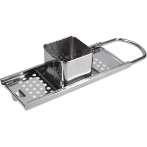 Razor pentru Spätzle Navaris, otel inoxidabil, 33x11x6.5cm, argintiu - Img 5